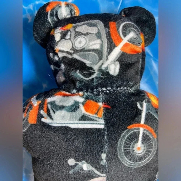 🐣4 for $20🥚 Custom/Homemade Unofficial Harley Davidson/Biker Teddy Bear - Picture 5 of 11